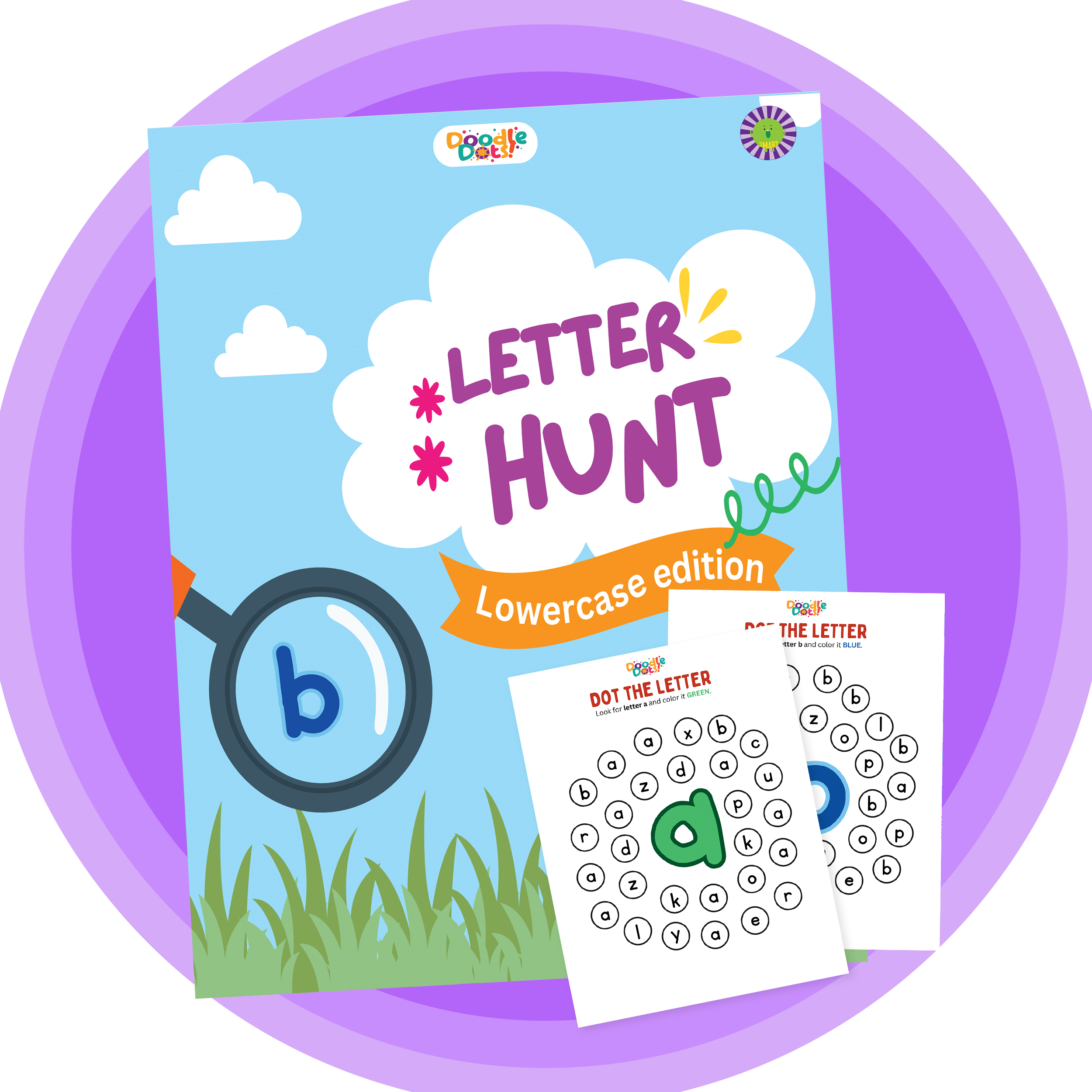 Lower Case Alphabet Hunt Worksheet
