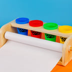 Doodle and Draw Art Station with the paper roll feeding out