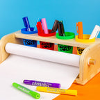Art Station set up with Doodle Paint Sticks ready to use